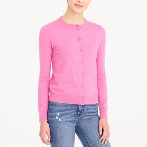 J.Crew Factory Caryn Cardigan in Pink